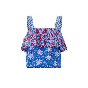 WARM New York  $350 Boat Blouse; XS 1 Women’s Silk Floral Flowy Top